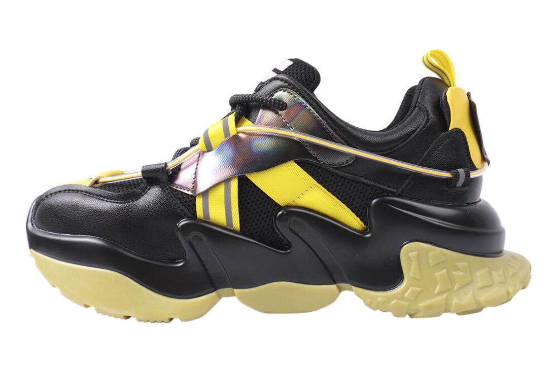 Кросівки жіночі Gifanni зі шкіри на платформі на шнурівці р. 40 Чорний (80-21DK) - фото 2 Кросівки жіночі Gifanni зі шкіри на платформі на шнурівці р. 40 Чорний (80-21DK) - фото 2