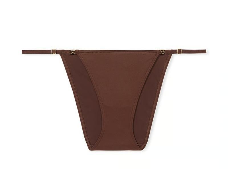 Трусики-бикини женские регулируемые Victoria's Secret гладкие S Белый (2781576759) - фото 3