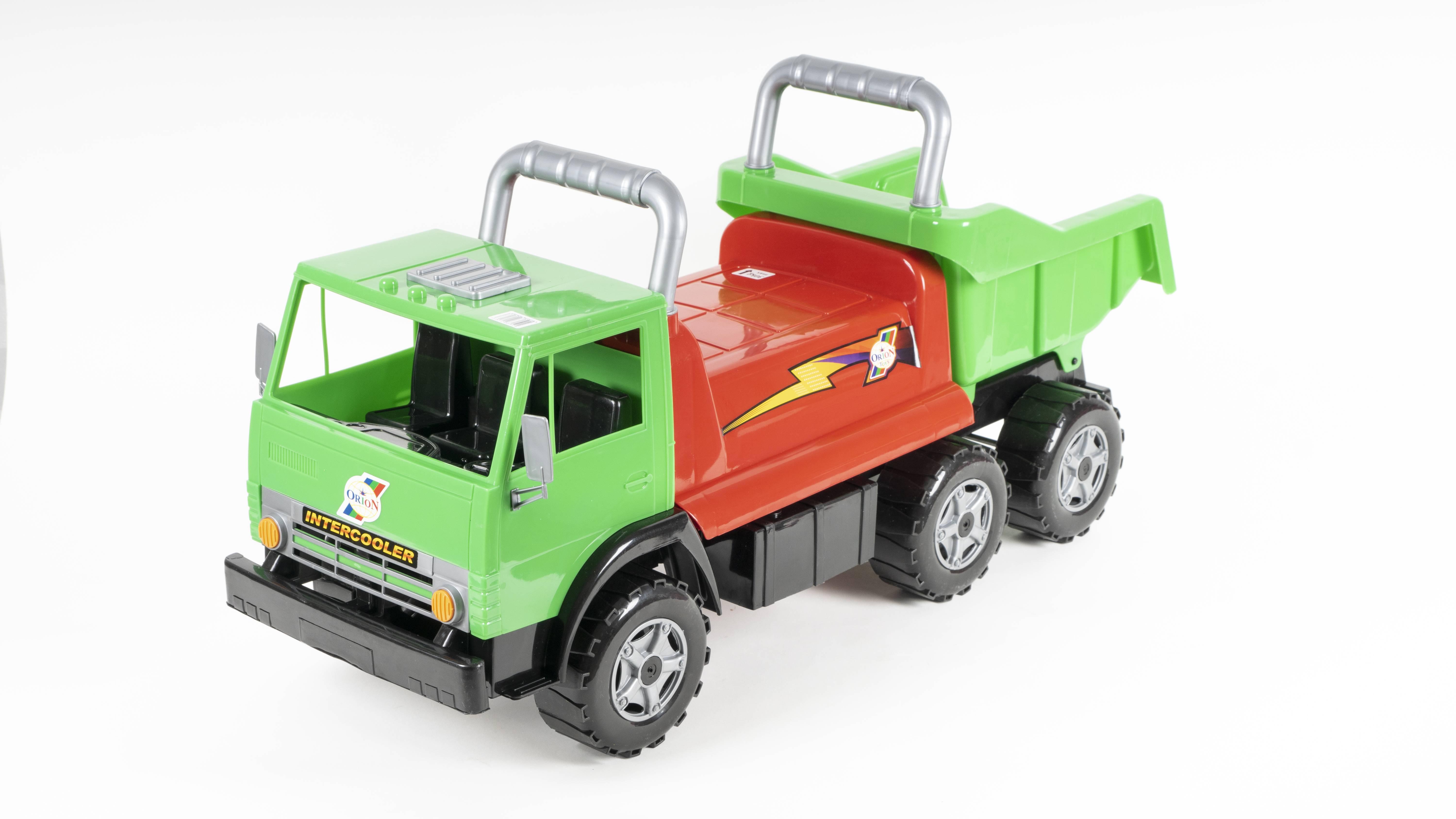 Дитяча каталка-толокар Orion 412_З Самоскид Х4 Червоно-зелений (46101)