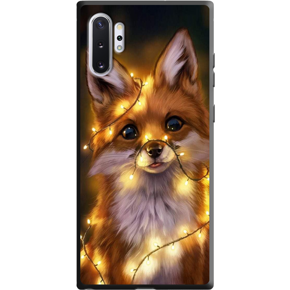 Чохол Boxface Samsung N975 Galaxy Note 10 Plus Різдвяна Лисичка Чорний силікон (37686-up2399-38700)