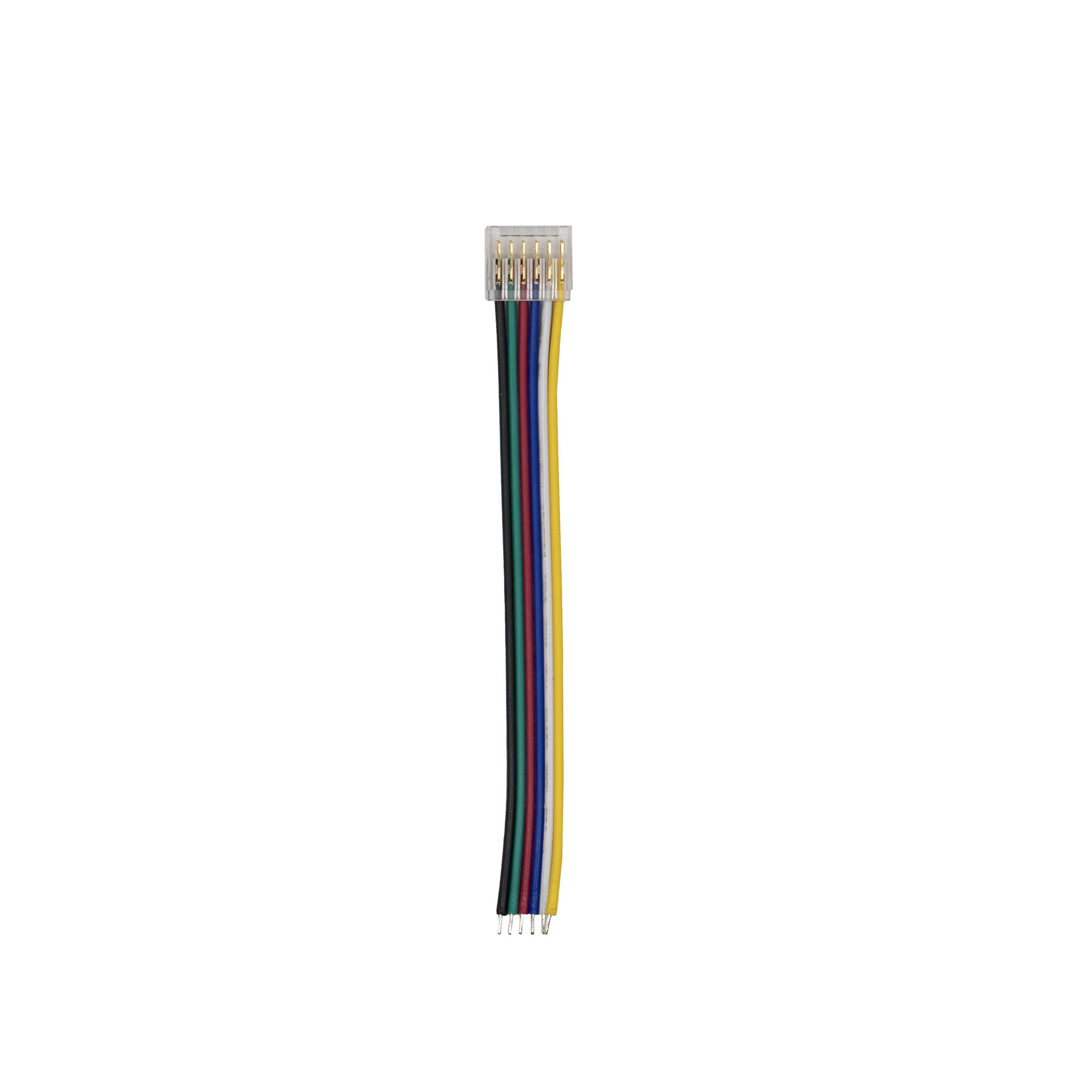 Коннектор Prolum для ленты SMD SLIM 6Pin RGB+CCT 1jack 12 мм (29822018)