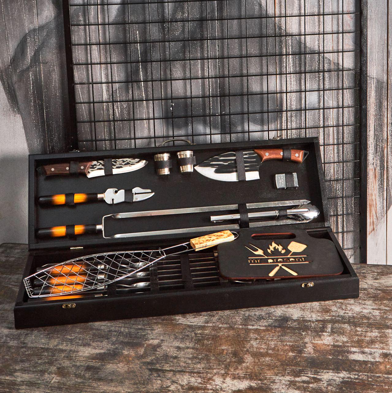 Набор шампуров в кейсе Гриль Premium 3