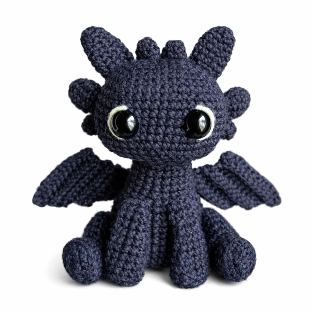 Набор для вязания крючком Дракончик 17 см (30231480)