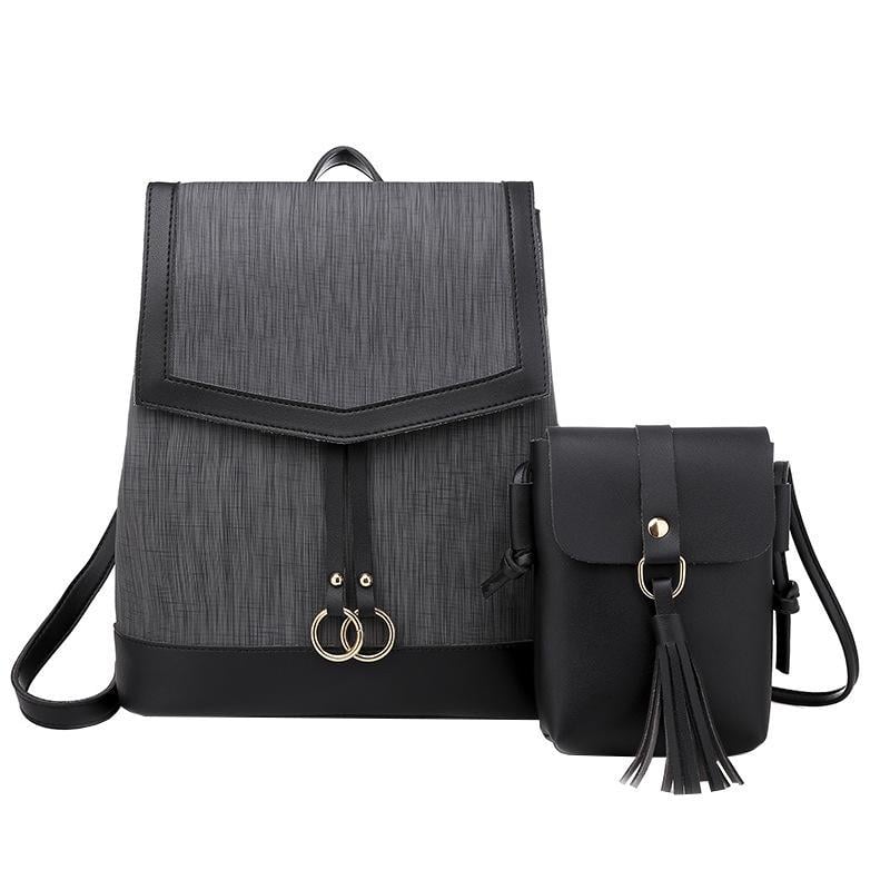 Набор сумка-рюкзак Amelie AV Черный (8277)