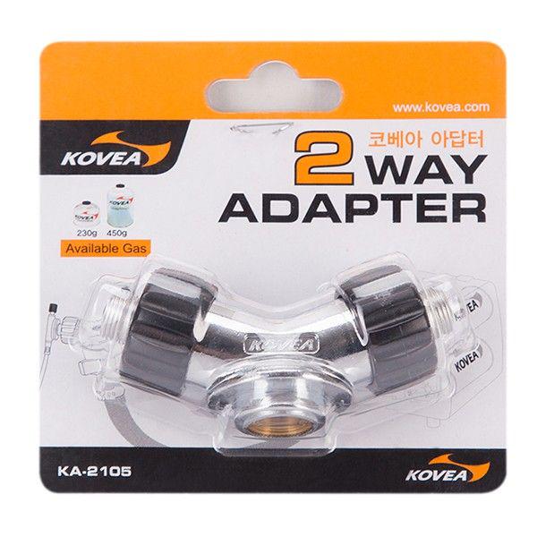 Перехідник для газового балона Kovea 2 way adapter KA-2105 (8806372027254) - фото 4