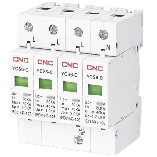 Обмежувач імпульсної перенапруги CNC на Din-рейку YCS6-С 4P 20-40 kA 385V (Б00042941)