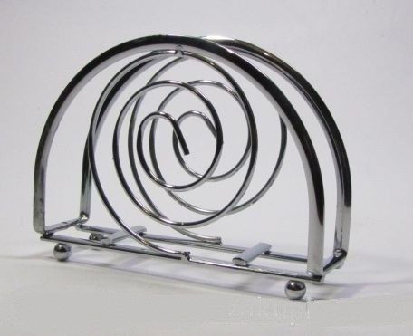 Серветниця Dynasty з хромованої сталі 9,5х12,5 см