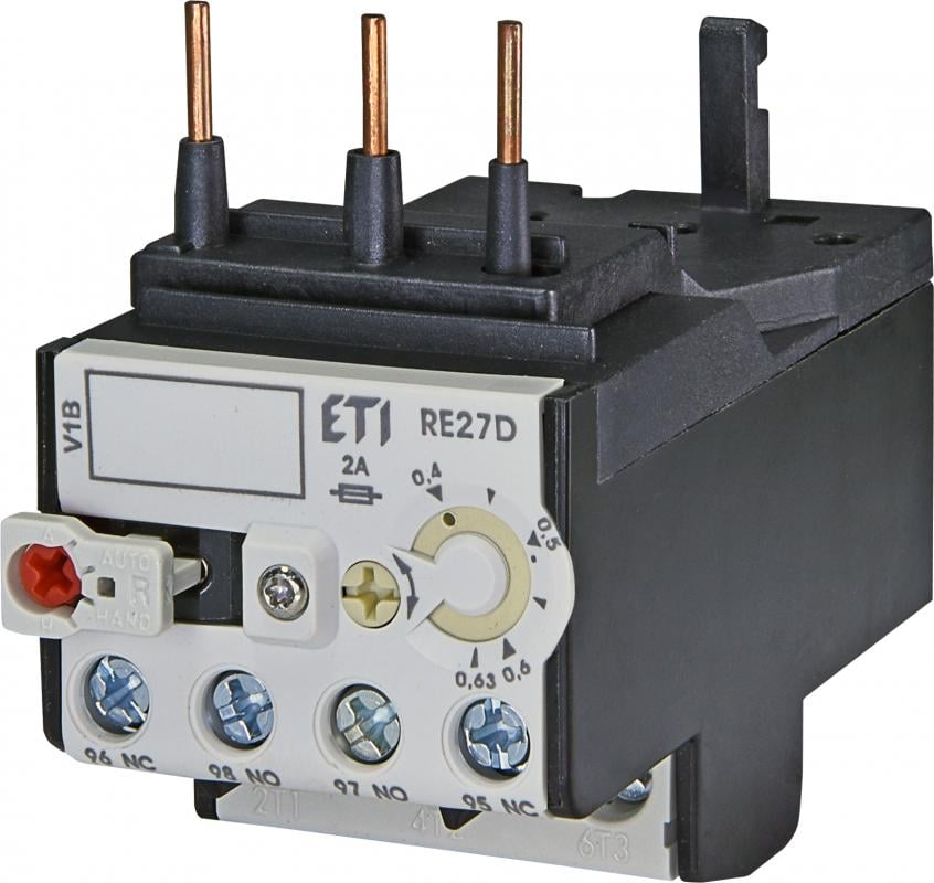 Реле теплове ETI RE27D-0,63 0,4-0,63 A для CEM9-25 (4642401)