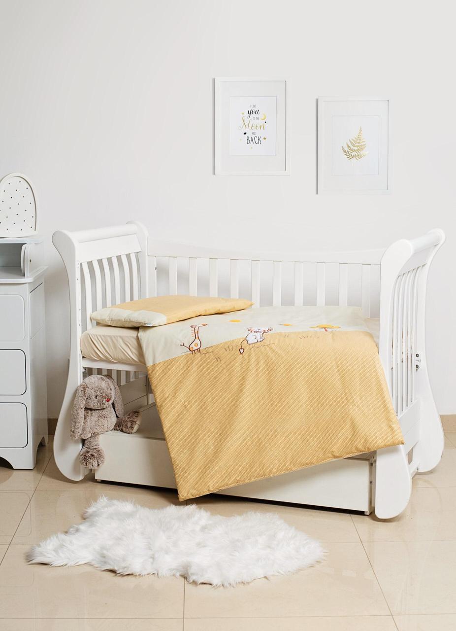 Комплект постельного белья детский Twins Leo Limited 3 элемента Бежевый (T12204)