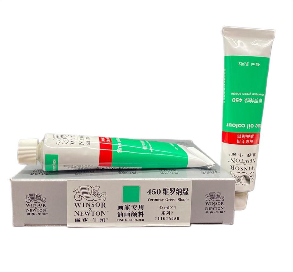 Масляная художественная краска Winsor & Newton туба 45 мл №450 Veronese Green Shade (WNOP-450) - фото 5 Масляная художественная краска Winsor & Newton туба 45 мл №450 Veronese Green Shade (WNOP-450) - фото 5