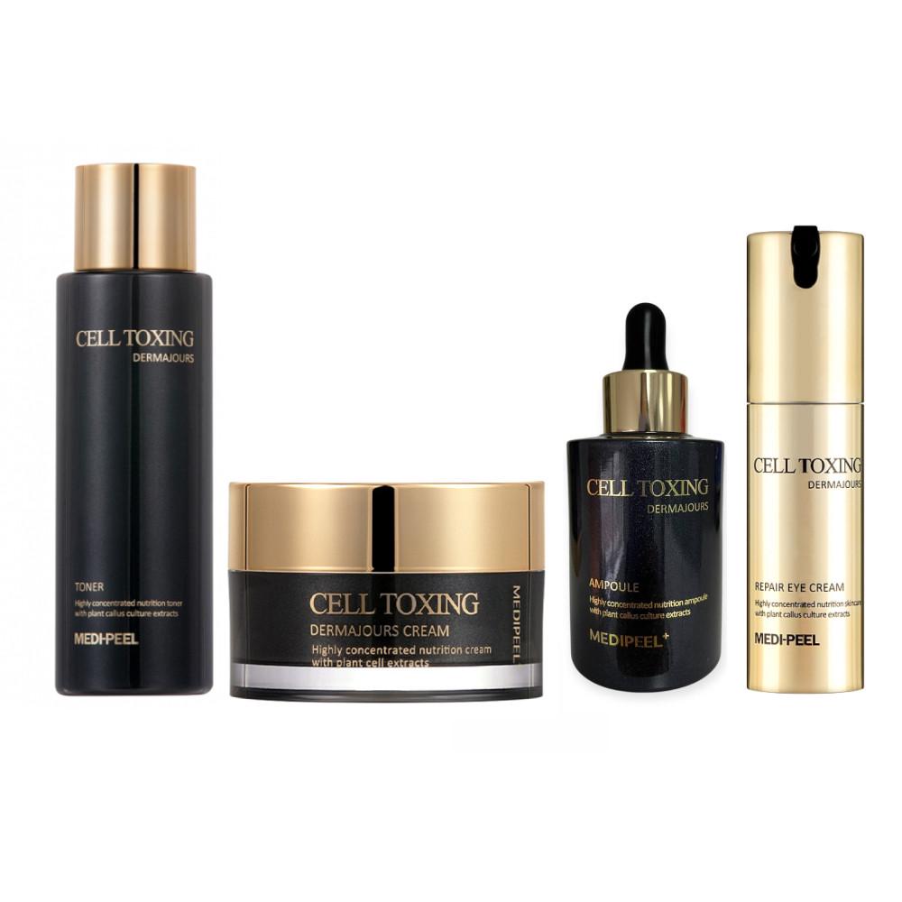 Набор для омоложения Medi-Peel Cell Toxing тонер/сыворотка/крем/крем под глаза