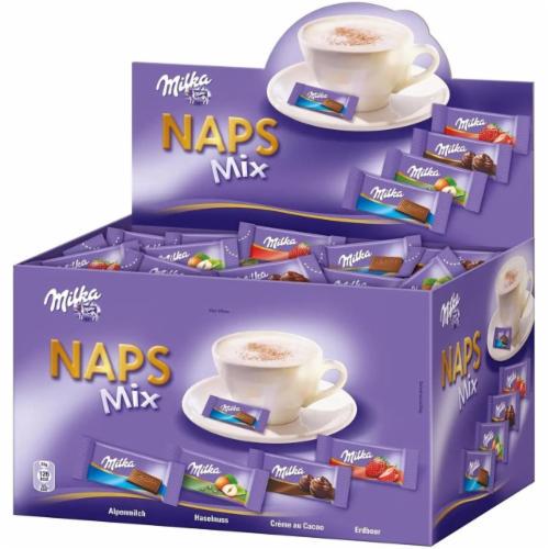 Конфеты шоколадные Milka Naps Mix 355 шт. 1702 г (06803)