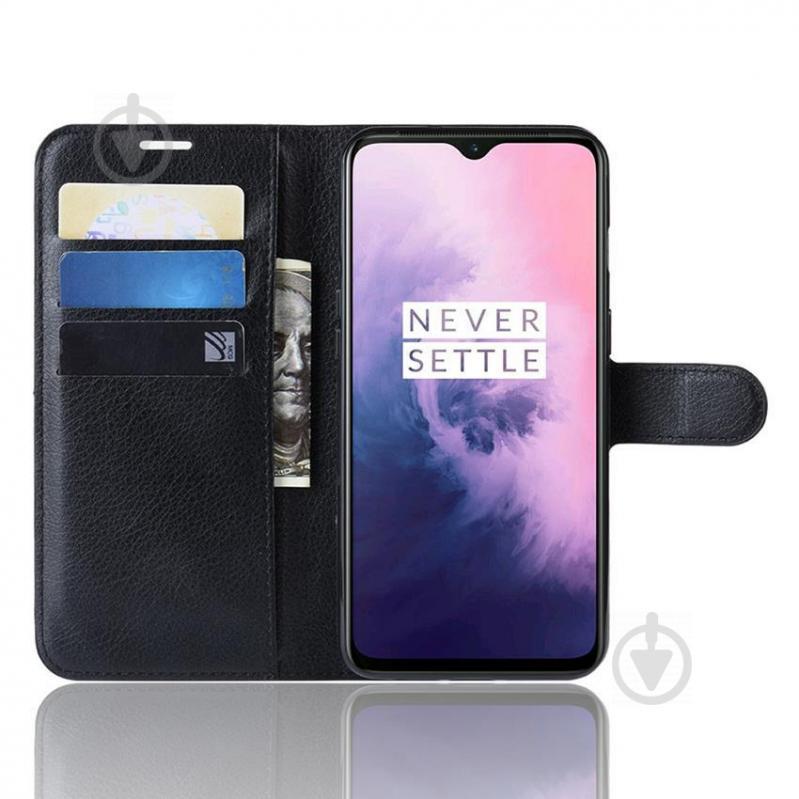 Чехол-книжка Litchie Wallet для OnePlus 7 Black (hub_hXAd19537) - фото 3