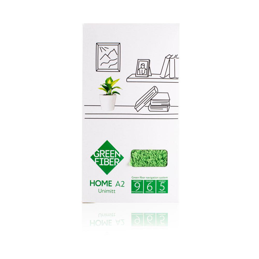 Рукавичка GreenWay Green Fiber Home A2 універсальна Green (08048) - фото 3