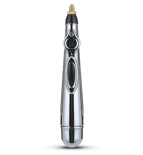 Ручка для лица акупунктурная Massage pen W-912 + насадки - фото 14
