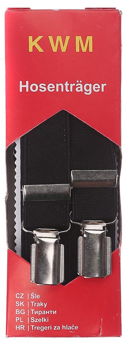 Подтяжки мужские KWM Черный (220009) - фото 2 Подтяжки мужские KWM Черный (220009) - фото 2