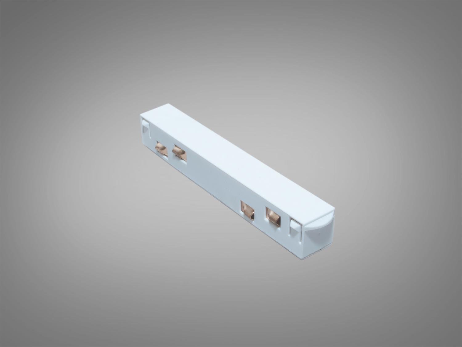 Прямой соединитель питания для магнитной трековой системы (QY-STARIGHT JOINT WH)