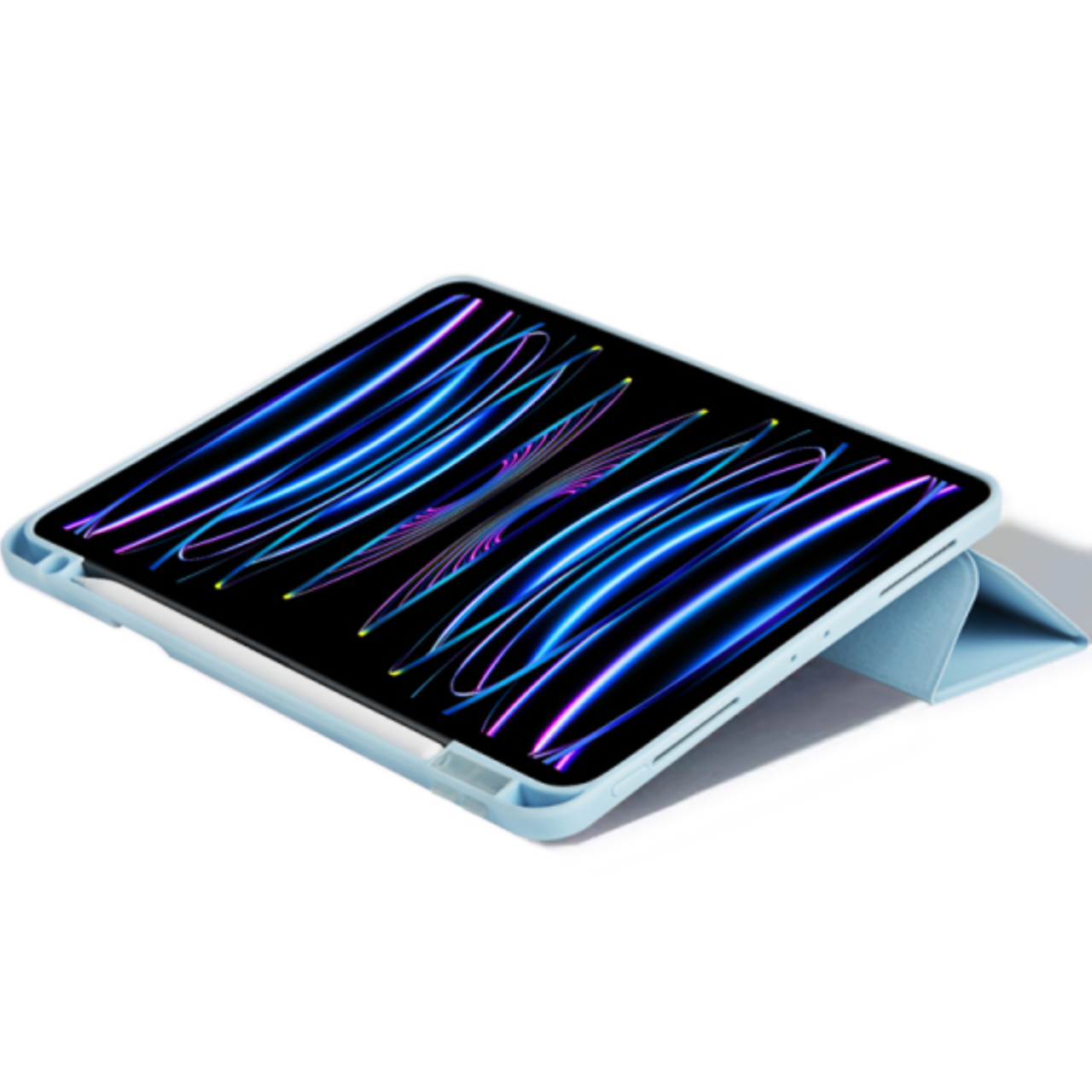 Чехол-книжка Wiwu Skin Feeling Protective Case for iPad Pro 12,9 5th Gen 2021 M1 6th Gen 2022 M2 Light Blue - фото 4