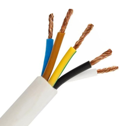 Провод ІнтерЕлектро ПВС 5х4 1 м