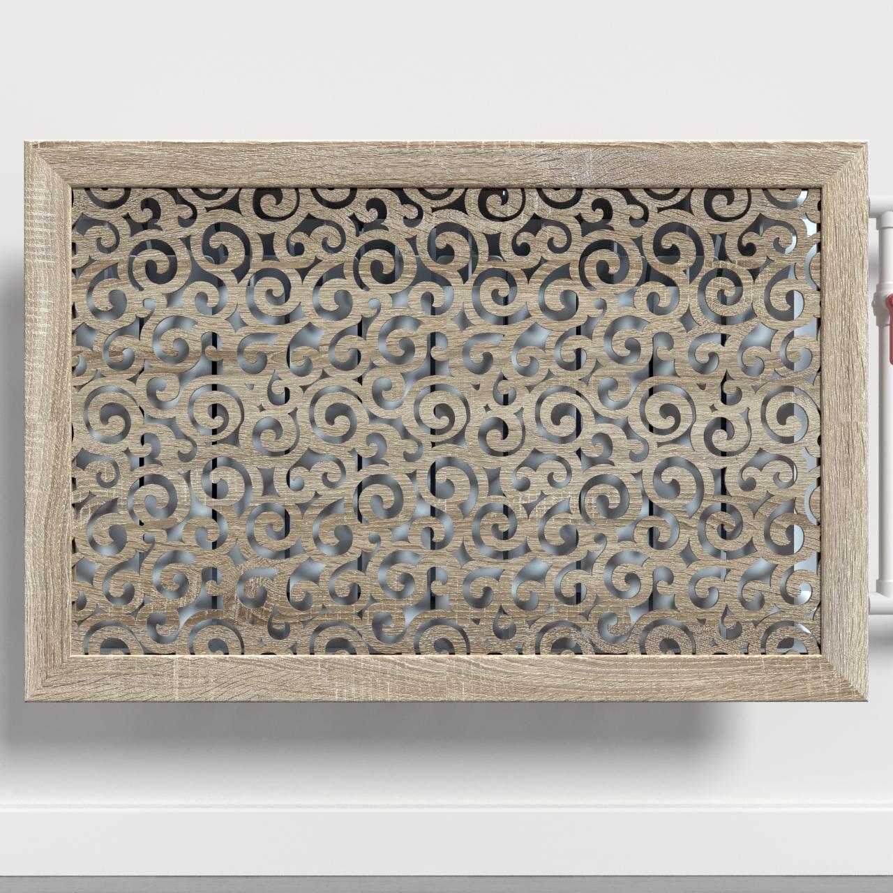 Решетка-экран на батарею SMARTWOOD 600 мм Дуб Сонома (R20712111)