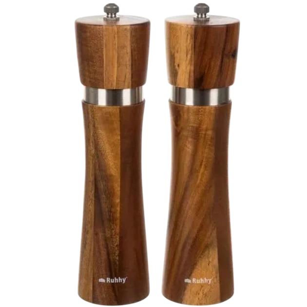 Набор деревянных мельниц для соли и перца акация (10785)