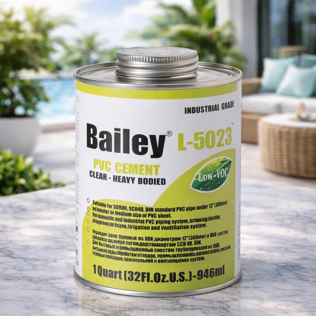 Клей для труб ПВХ Bailey L-5023 946 мл
