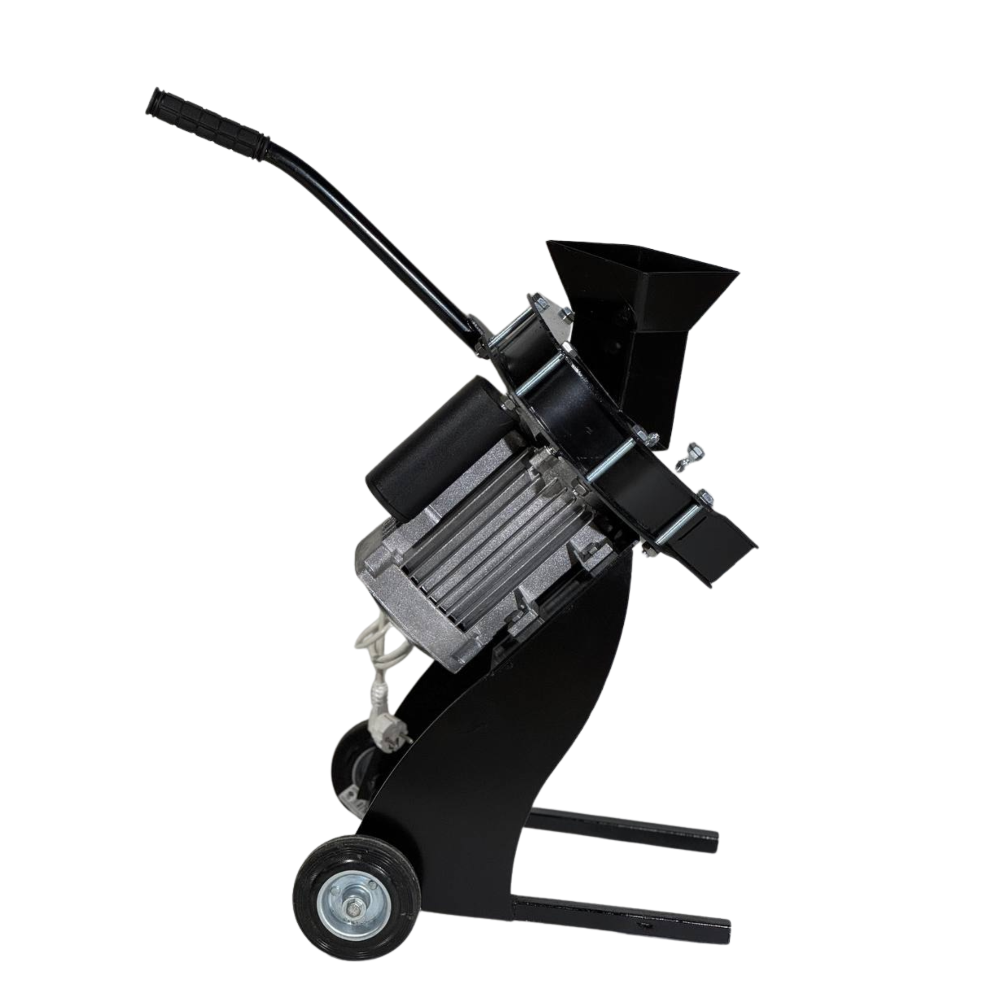 Измельчитель веток садовый до 5 см / дополнительный нож с однофазным электродвигателем 3 кВт