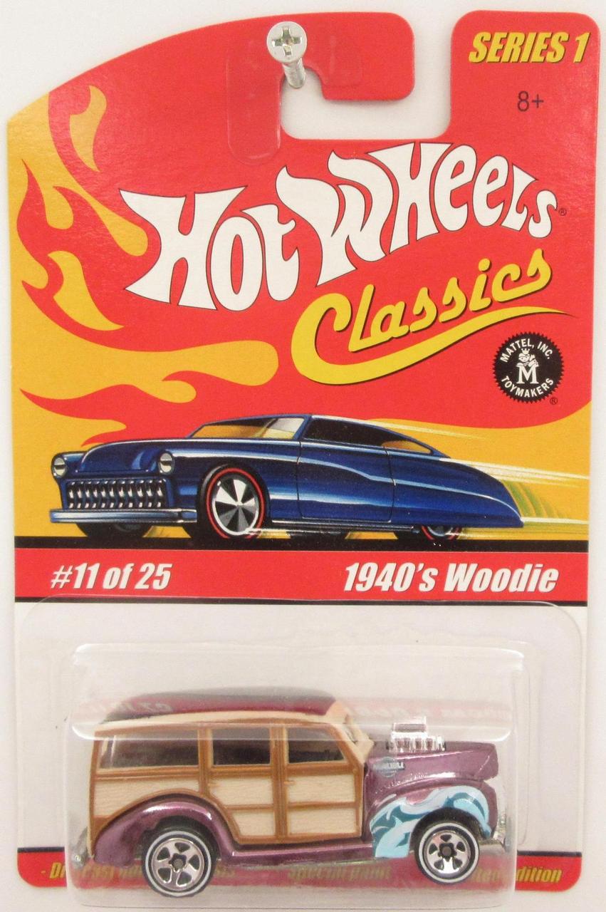 Игрушечная машинка Hot Wheels 1940 s Woodie Ford 2005 Classics Series 1 11/25 Purple (H7076- p) Игрушечная машинка Hot Wheels 1940 s Woodie Ford 2005 Classics Series 1 11/25 Purple (H7076- p)