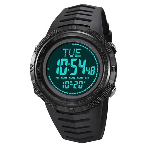 Наручные часы мужские Skmei 2147BKBK 5 Bar Compass Black