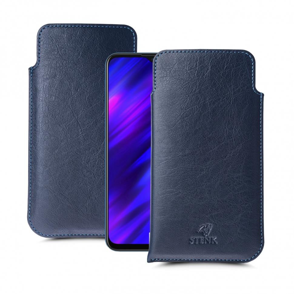 Футляр Stenk Elegance для Meizu M10 Синий (65124)