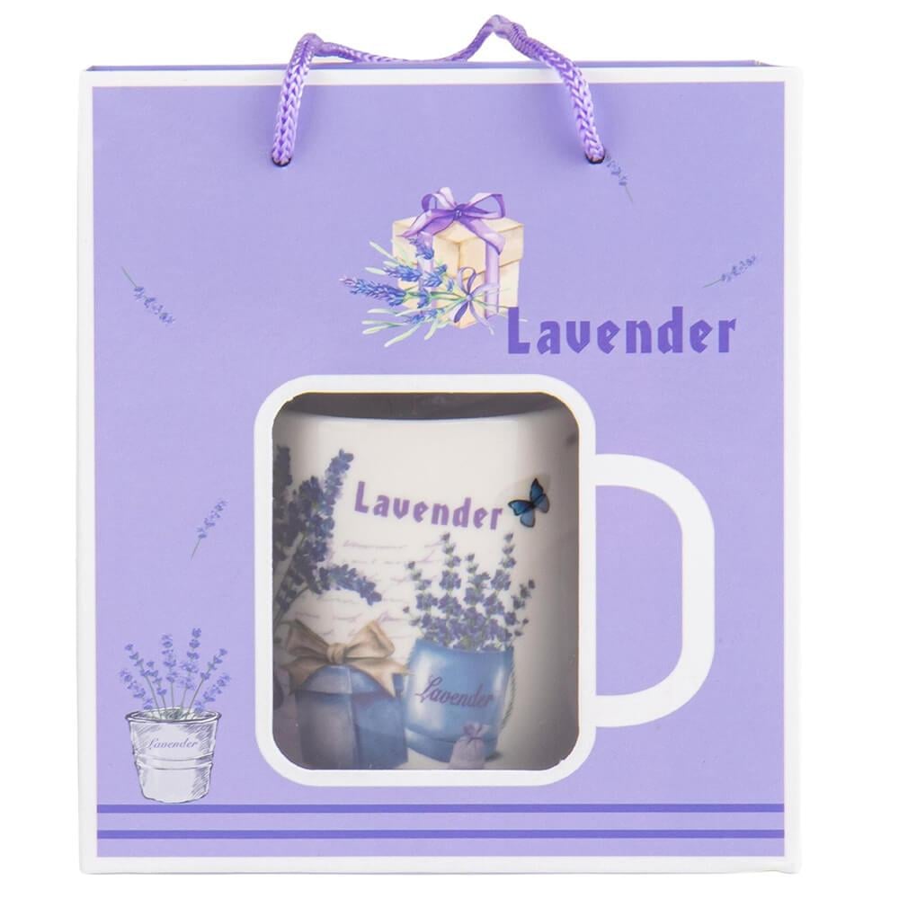 Кружка керамическая Elisey Lavender Serenade 3 180 мл Белый (18901-020)