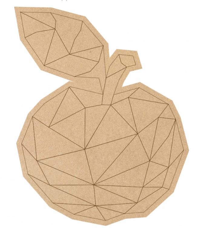 Основа для декорирования панно-мозаика ROSA TALENT Яблоко 1 34х42 см