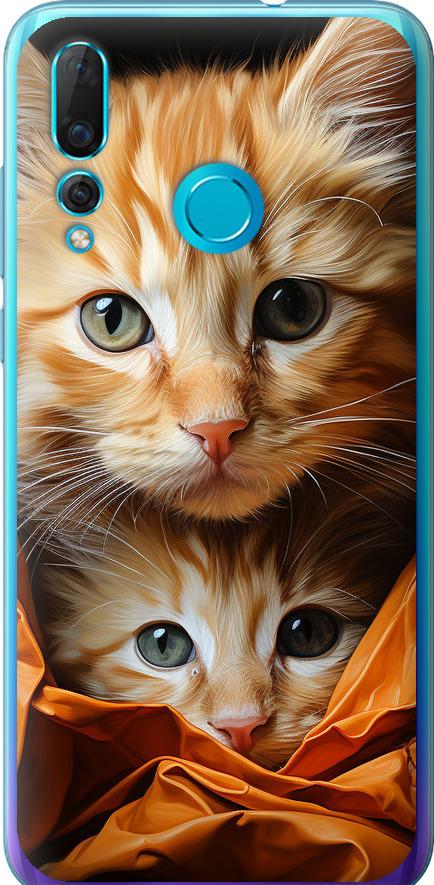 Чехол на Huawei Nova 4 Котики 2 (5664u-1632-42517)