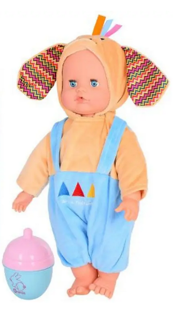 Лялька-пупс дитяча M 4717 музична з пляшкою
