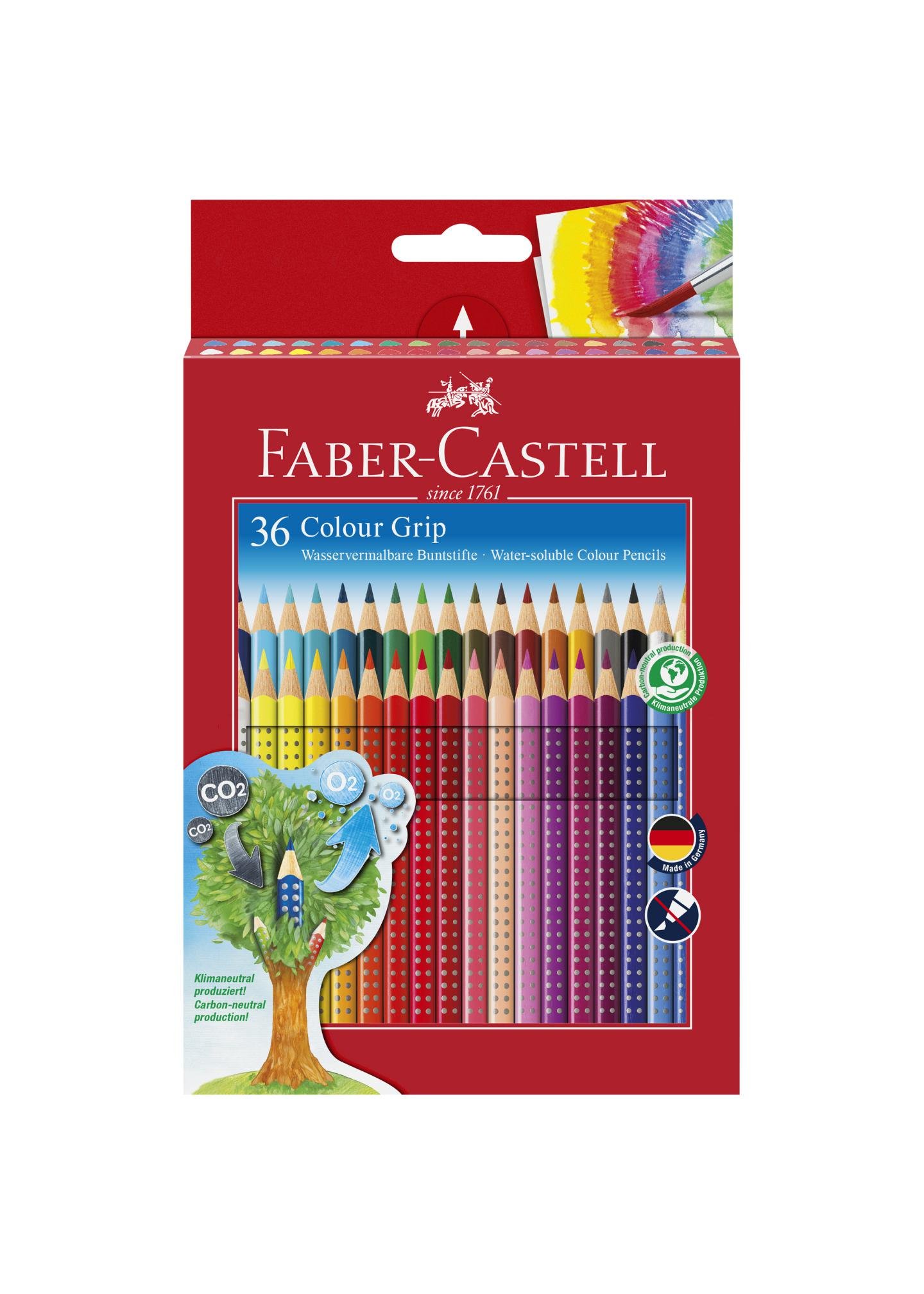 Набір олівців Faber-Castell Grip 2001 акварельні тригранні 24 кольорів (112424)