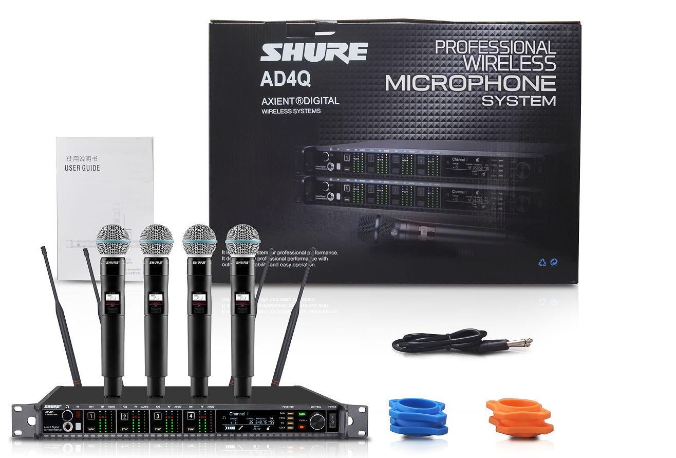 Радиосистема на 4 ручных микрофона SHURE AD4Q беспроводная (0126)