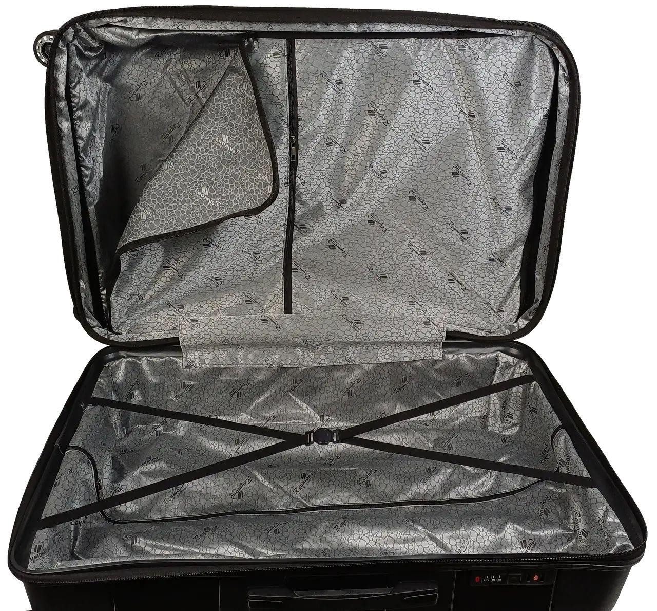 Валіза пластикова Reymond велика 120 л Чорний (S9010222) - фото 6 Валіза пластикова Reymond велика 120 л Чорний (S9010222) - фото 6