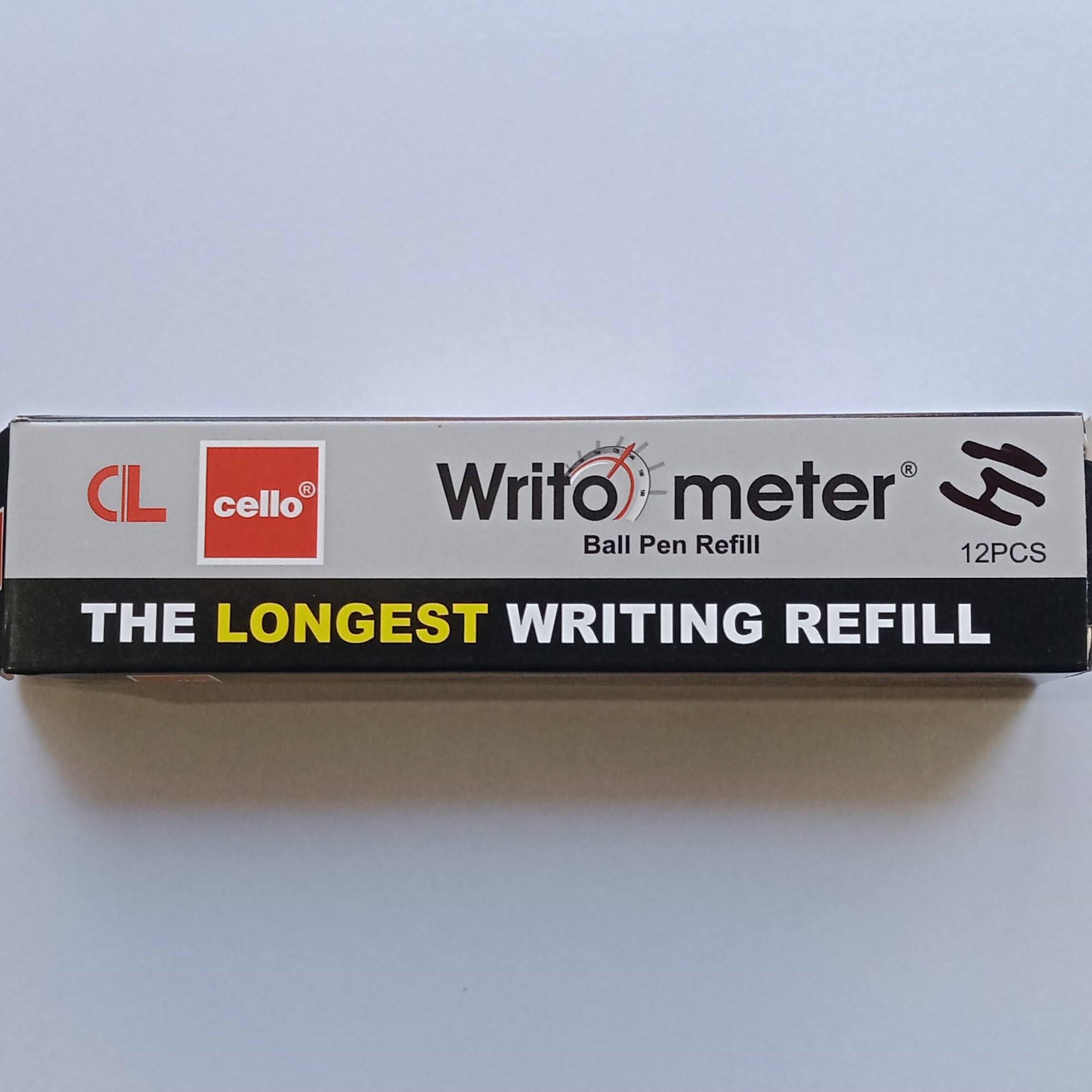 Стрижень масляний 10 км Cello Writo-meter Синій (CL8048-12) - фото 4