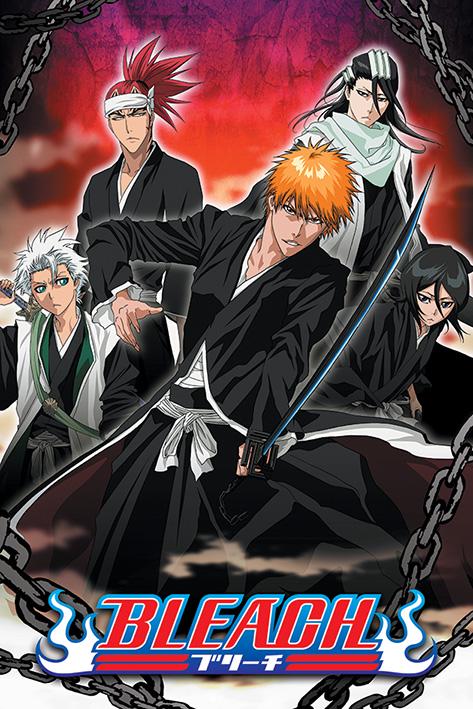 Постер плакат Блич Прикованный/Bleach Chained 61x91,5 см
