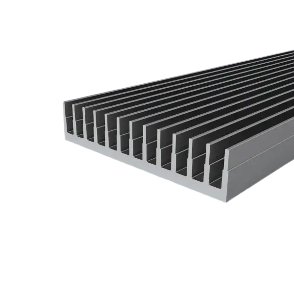 Профиль алюминиевый радиаторный 122х26 мм без покрытия (14674823)