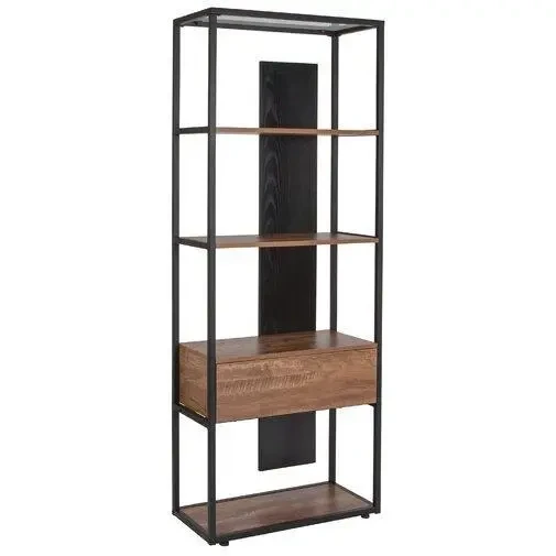 Стелаж Loft NS-1842 з полицями вузький для роботи та кабінету (3075773981)