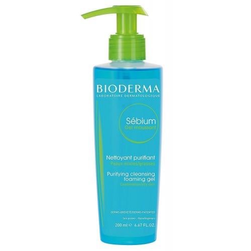 Гель Bioderma Sebium purifying cleansing foaming gel 200 мл (1351027752)