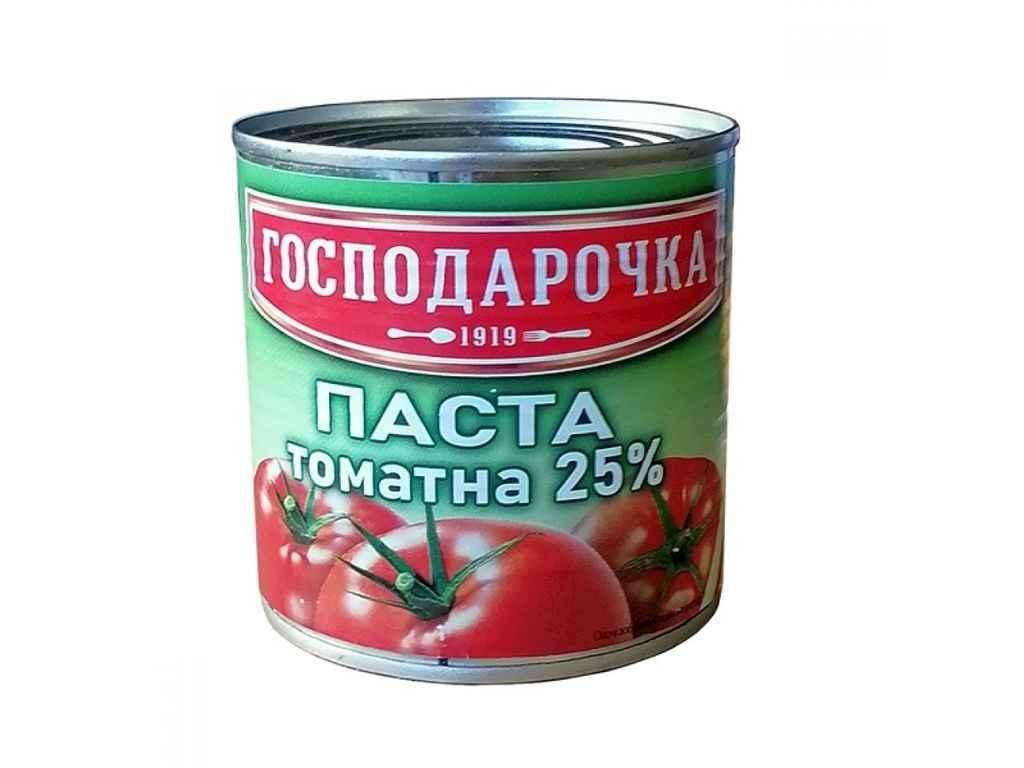 Томатная паста Хозяйка 420 г 25% № 49 N (1081151)