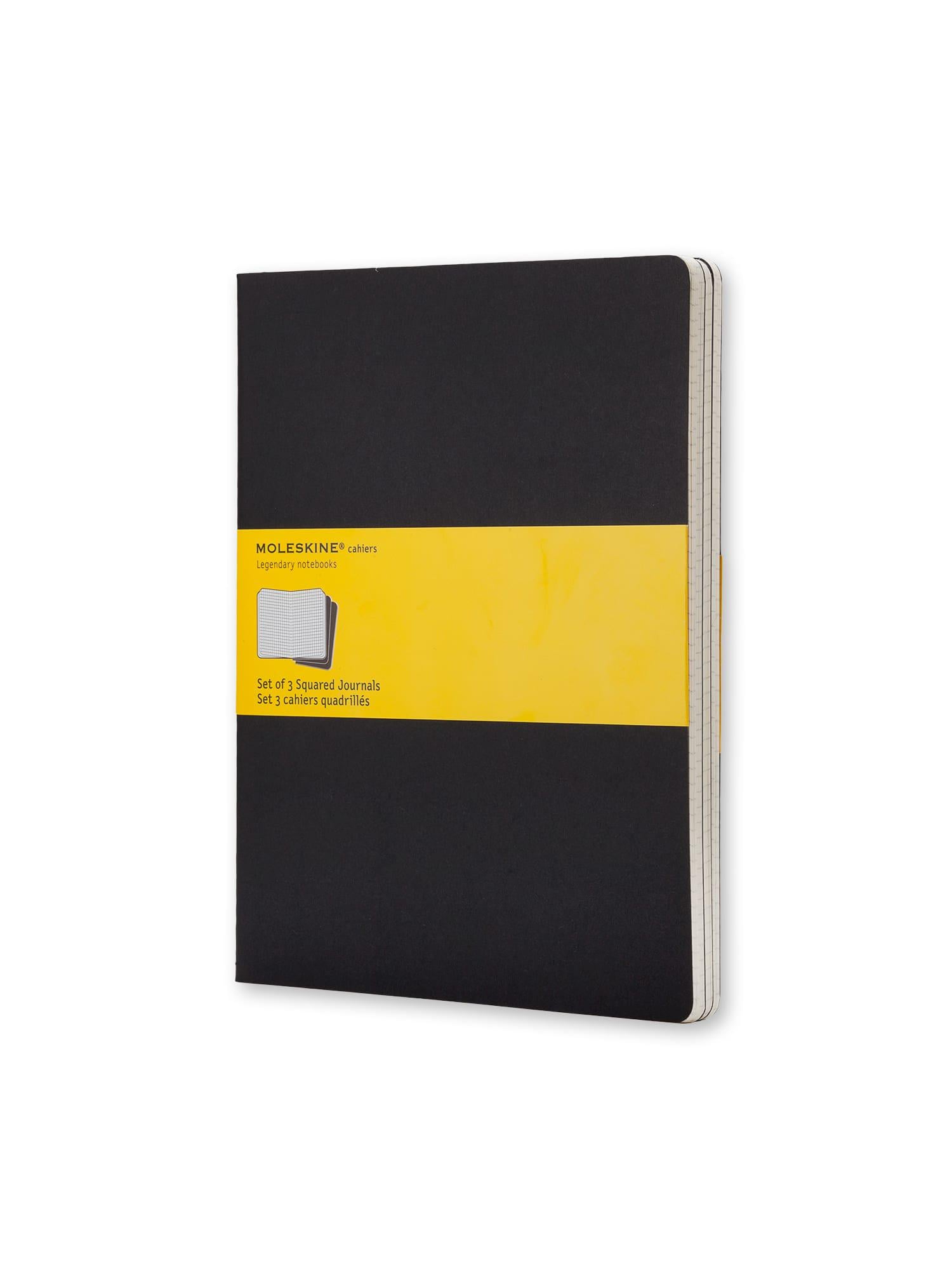 Блокнот Moleskine Cahier большой клетка Черный (QP322)