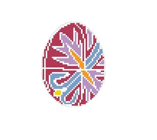 Схема сшитая пасхальная игрушка для вышивки бисером и нитками на ткани (ТР333аБ) Схема сшитая пасхальная игрушка для вышивки бисером и нитками на ткани (ТР333аБ)