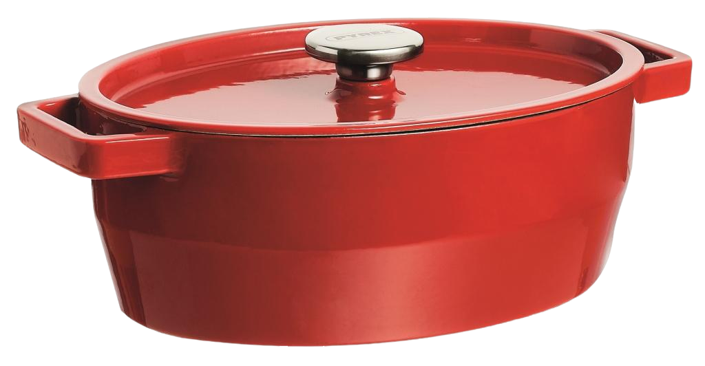 Каструля PYREX Slow Cook овальна чавун 6 л Червоний (UG-SC5AC33/8041) Каструля PYREX Slow Cook овальна чавун 6 л Червоний (UG-SC5AC33/8041)