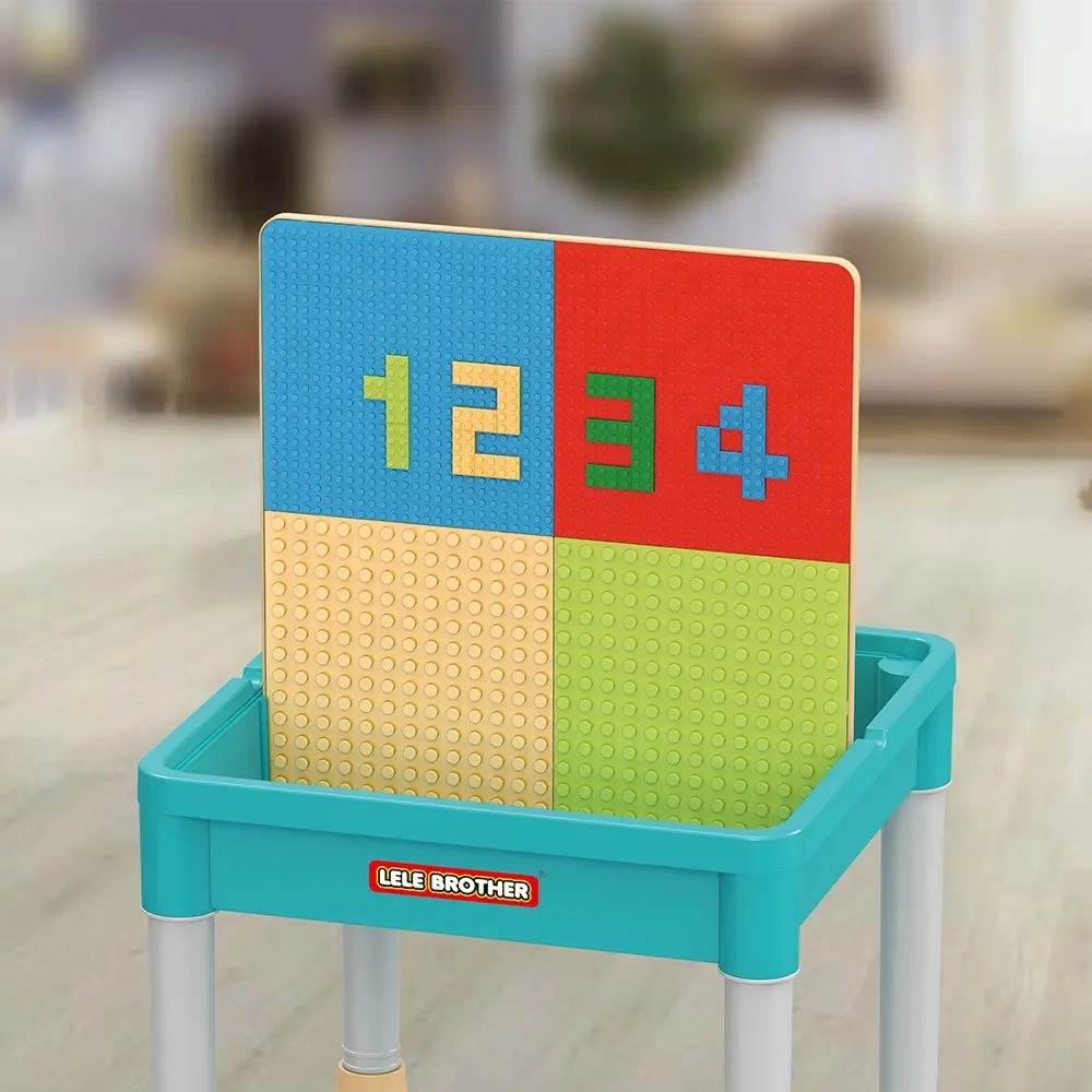 Столик для конструктора Лего стілець/бокові кошики для дет./двостороння стільниця 57x11x48 см (MTT-191418) - фото 4 Столик для конструктора Лего стілець/бокові кошики для дет./двостороння стільниця 57x11x48 см (MTT-191418) - фото 4