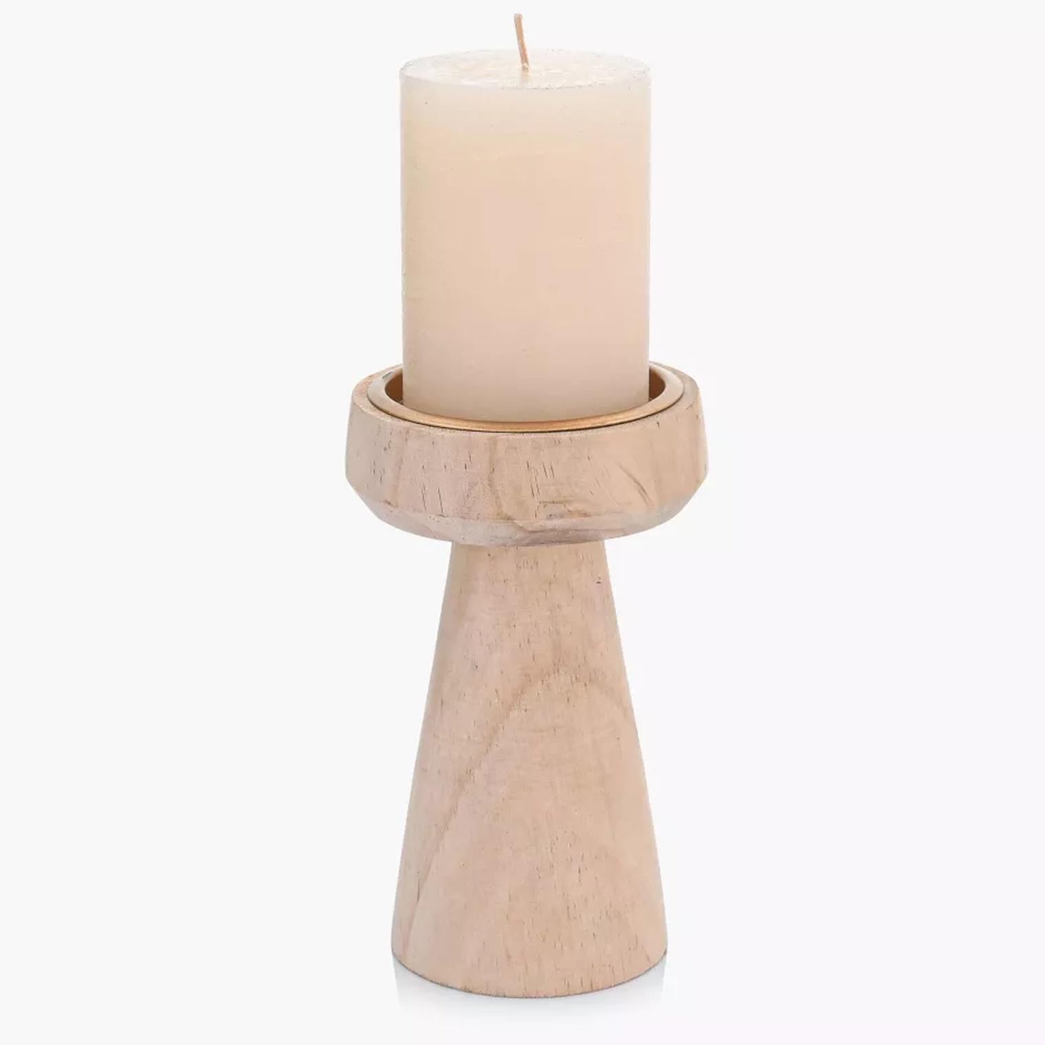 Подсвечник DUKA NATURAL SCANDI 10х17 см Дерево (2221027) - фото 2 Подсвечник DUKA NATURAL SCANDI 10х17 см Дерево (2221027) - фото 2