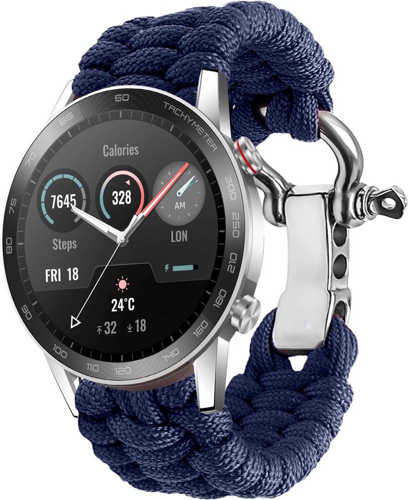 Ремінець з Паракорду Ruper для Honor Magic Watch 2 46 мм (22mm) Dark Blue (30810-5D)