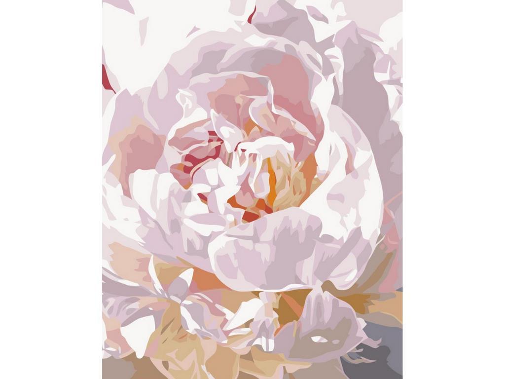 Картина по номерам Strateg Нежный пион 40x50 см (VA-3320)